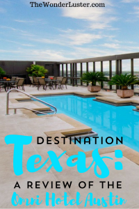 I recently got to stay at the Omni Hotel Downtown Austin, and it was so nice! It's in a great location close to 6th street and has so many amenities!